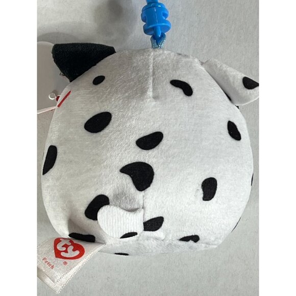 Ty Beanie Boos Cow Clip Small Plush Keychain Black White NWT - Picture 6 of 8